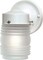 Nuvo 1-Light 6" Porch Wall Mason Jar w/ Frosted Glass in Gloss White Finish